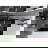 Mexen Catia plienasviršio praustuvas 48 x 37 cm, Juodas matinis/Sidabrinis linijų modelis - 21314873