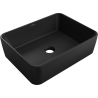 Mexen Catia praustuvas ant stalviršio 48 x 37 cm, juodas matinis - 21314885