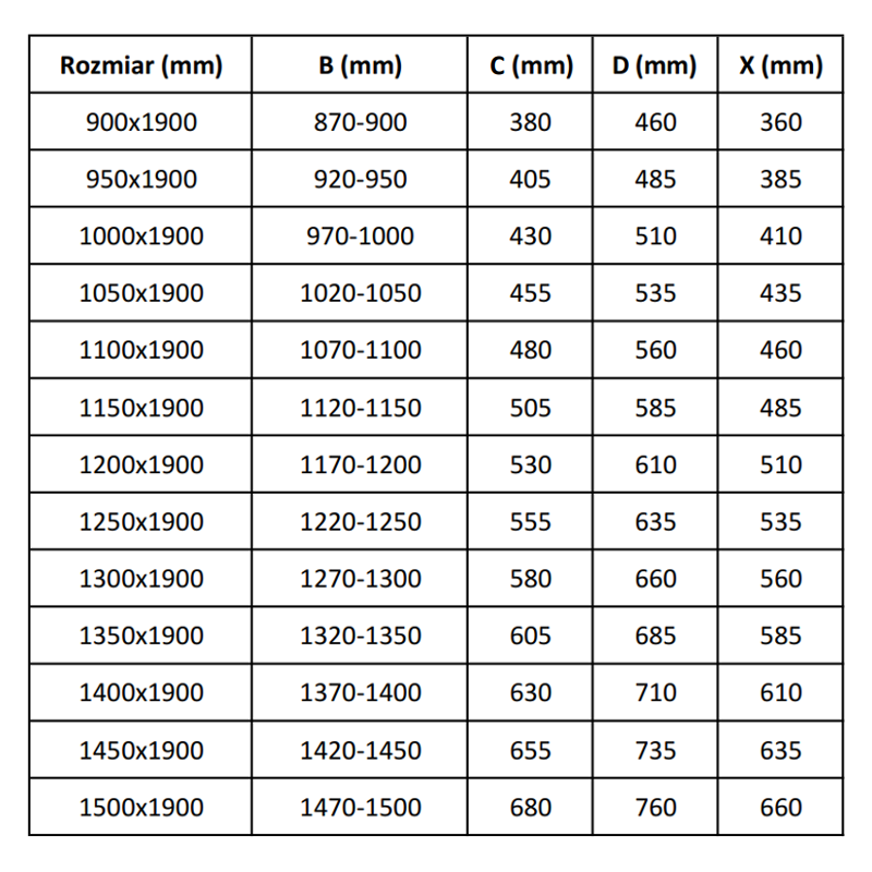 Mexen Apia stumdomos dušo durys 100 cm, skaidrios, auksinės - 845-100-000-50-00