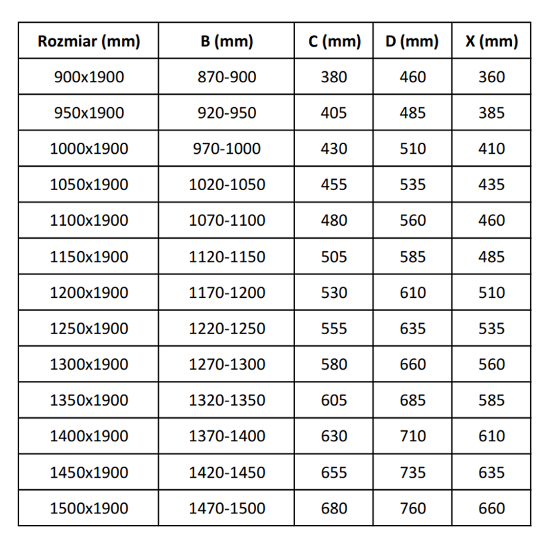 Mexen Apia stumdomos dušo durys 100 cm, skaidrios, chromas - 845-100-000-01-00