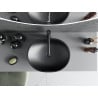 Mexen Viki stalviršio praustuvas 48 x 35 cm, juoda matinė/sidabrinė linijos raštas - 21054873