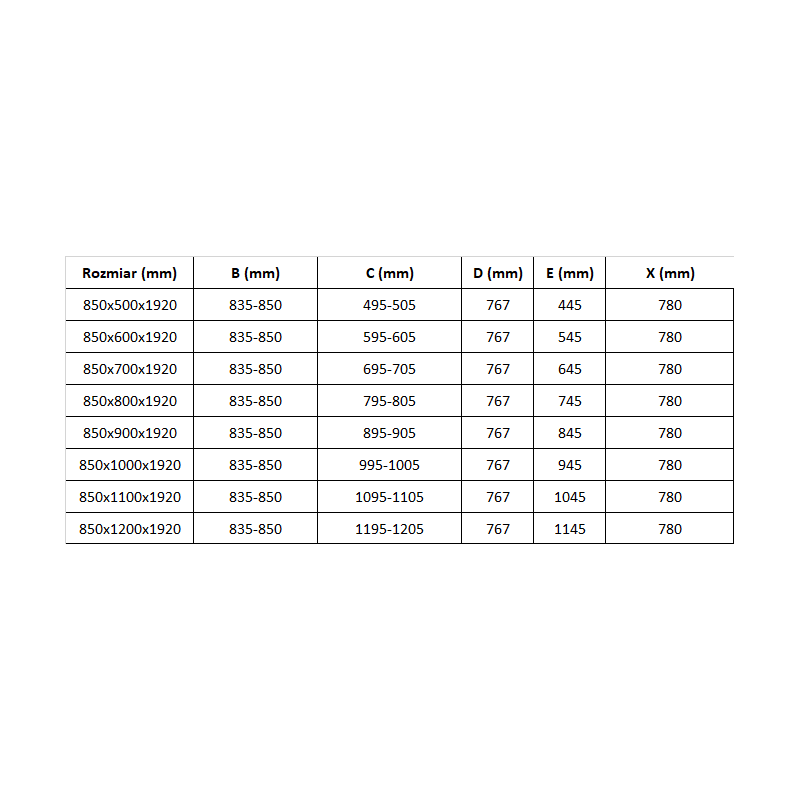 Mexen Pretoria pakreipiamas dušo kabinas 85 x 120 cm, skaidrus, chromas - 852-085-120-01-00