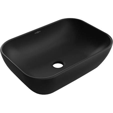 Mexen Rita antstalinio tipo praustuvas 45 x 32 cm, juodas matinis - 21084585