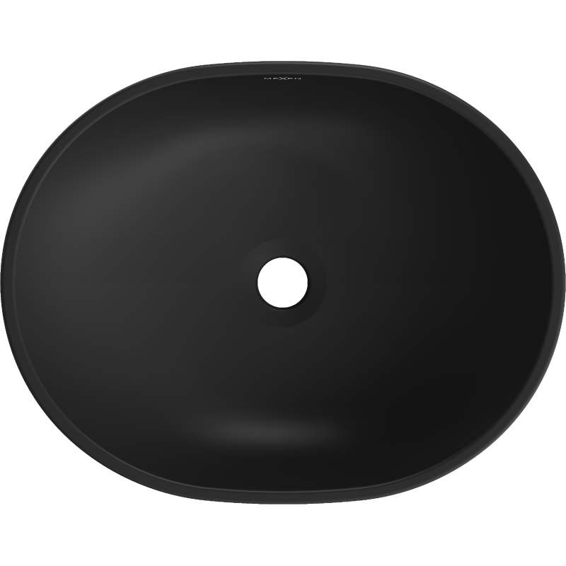 Mexen Viki praustuvas ant stalviršio 48 x 35 cm, juodas matinis/auksinis - 21054876