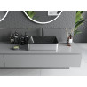 Mexen Catia stalviršinis praustuvas 48 x 37 cm, juodas matinis/sidabrinis - 21314874