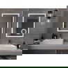Mexen Kala apšviestas vonios veidrodis su kosmetiniu veidrodėliu 60 x 80 cm, LED 6000K, apsauga nuo garų - 9820-060-080-611-00