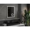 Mexen Kala apšviestas vonios veidrodis su kosmetiniu veidrodėliu 60 x 80 cm, LED 6000K, nuo rasos - 9820-060-080-611-00