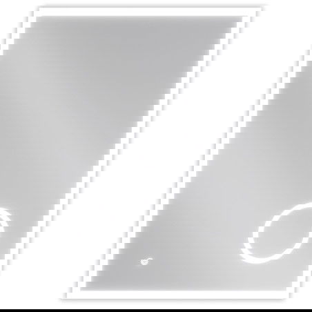 Mexen Kala vonios veidrodis su apšvietimu ir kosmetiniu veidrodėliu 60 x 80 cm, LED 6000K, be rūko - 9820-060-080-611-00