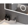 Mexen Kala veidrodinis vonios apšviestas veidrodis su kosmetiniu veidrodžiu 100 x 80 cm, LED 6000K, nuo rasos - 9820-100-080-61?