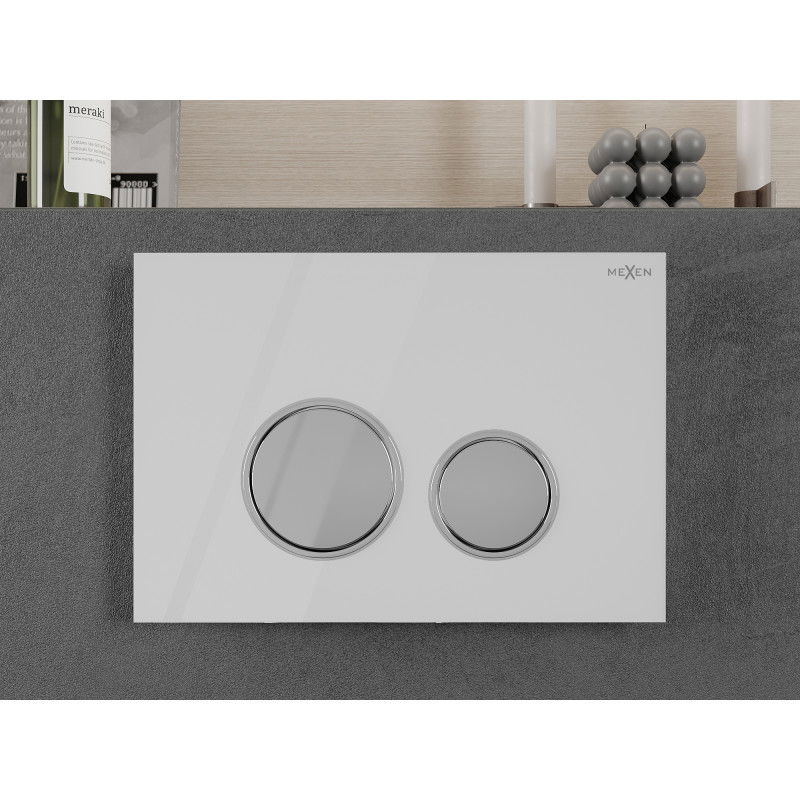 Mexen Fenix 06 nuleidimo mygtukas, baltas - 600620