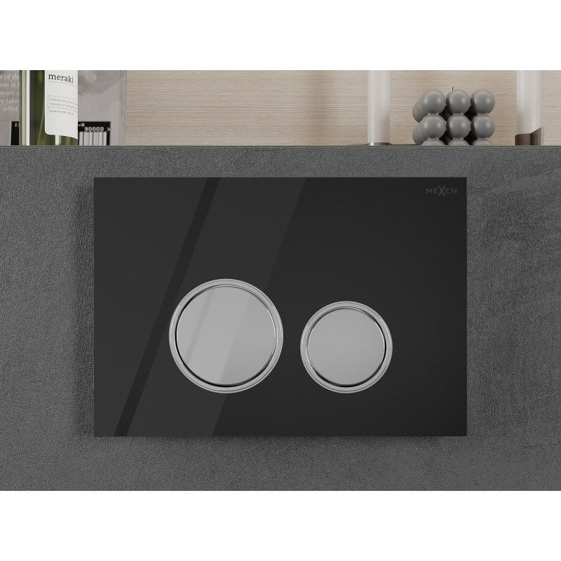 Mexen Fenix 06 nuleidimo mygtukas, juodas - 600623