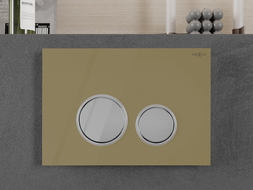 Mexen Fenix 06 nuleidimo mygtukas, auksinis šampano - 600624