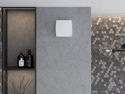 Mexen AXS 100 vonios ventiliatorius su judesio jutikliu, laikmačiu, baltas - W9601-100S-00