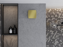 Mexen AXS 100 vonios kambario ventiliatorius su drėgmės jutikliu, auksinis - W9601-100H-50