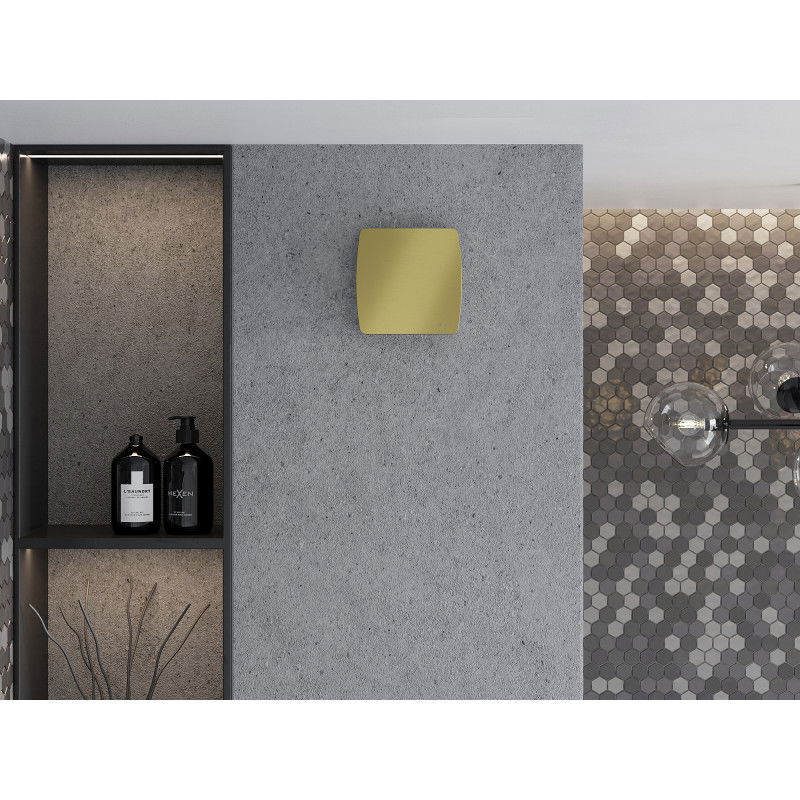 Mexen AXS 100 vonios ventiliatorius su laikmačiu, auksinis - W9601-100T-50