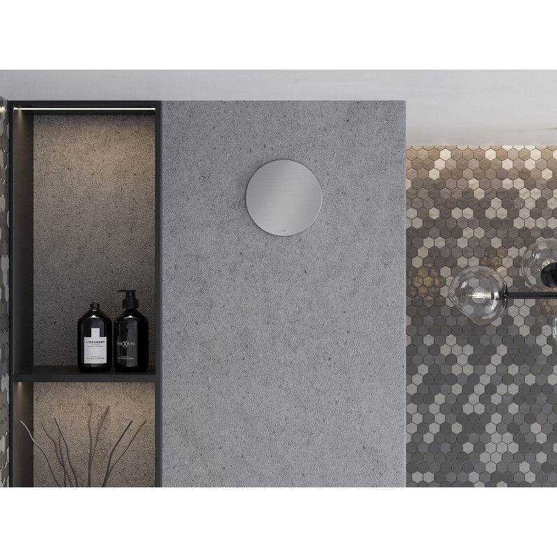 Mexen AXR 100 vonios ventiliatorius su drėgmės jutikliu, sidabrinis - W9602-100H-11