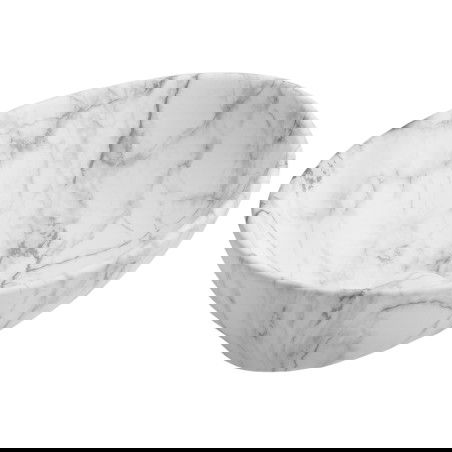 Mexen Elza antstalinis praustuvas 40 x 33 cm, baltas akmuo - 21014094