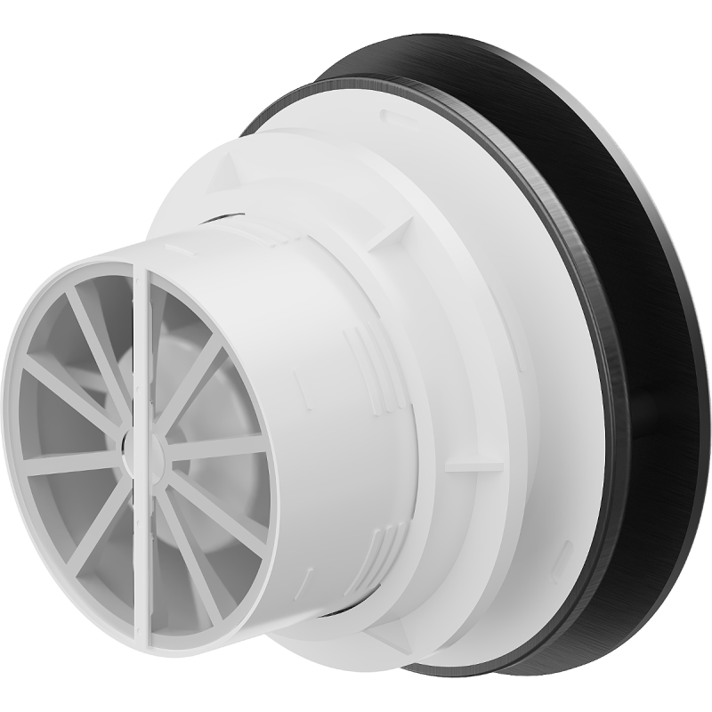 Mexen AXR 100 vonios ventiliatorius, juodas - W9602-100-70