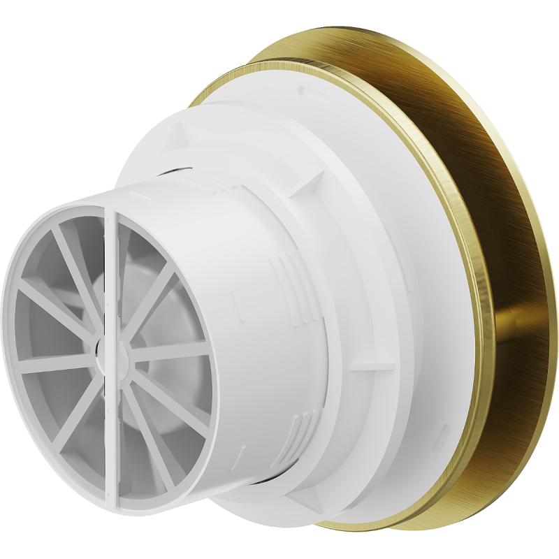 Mexen AXR 100 vonios kambario ventiliatorius su drėgmės jutikliu, auksinis - W9602-100H-50