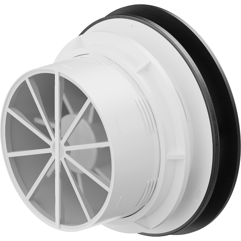 Mexen AXR 150 vonios ventiliatorius, juodas - W9602-150-70