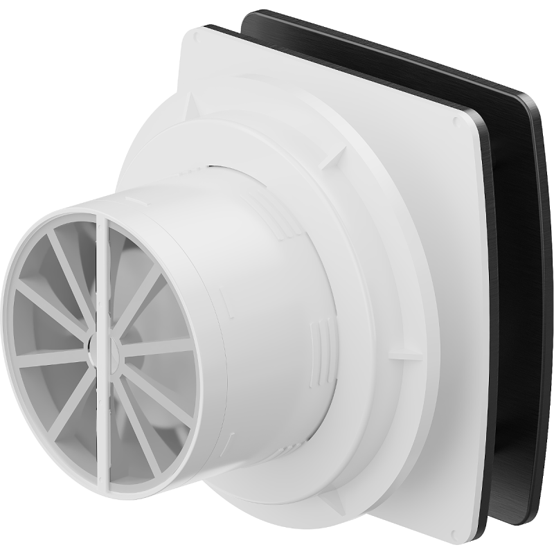 Mexen AXS 100 vonios kambario ventiliatorius, juodas - W9601-100-70