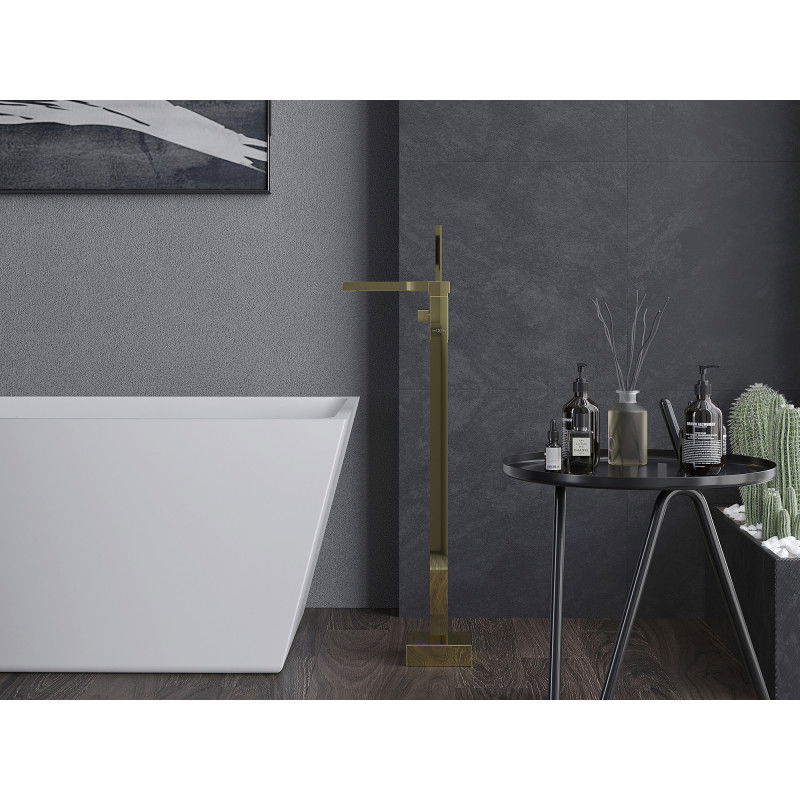 Mexen Algar laisvai stovinti vonios maišytuvas, auksinė - 75733-50