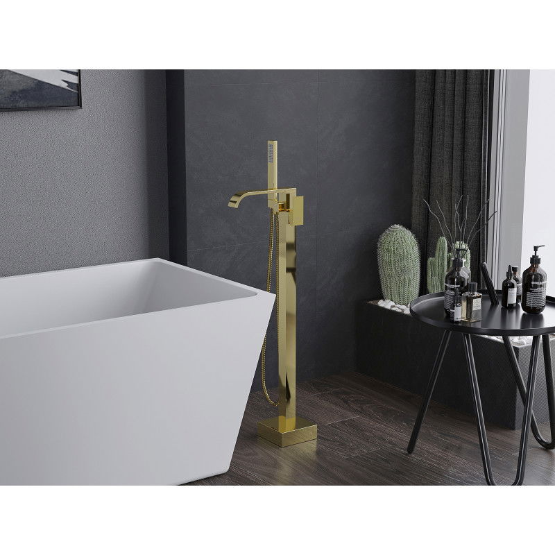 Mexen Lava laisvai stovimas vonios maišytuvas, auksinis - 752433-50