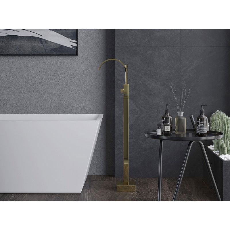 Mexen Veda laisvai stovinti vonios maišytuvas, auksinė - 75433-50