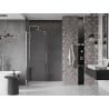 Mexen Velar stumdomos dušo durys 130 cm, skaidrios, chromas - 871-130-000-01-01