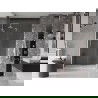 Mexen Velar stumdomos dušo durys 140 cm, Skaidrus, Baltas - 871-140-000-01-20