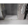 Mexen Velar stumdomos dušo durys 130 cm, Skaidrus, Auksinė - 871-130-000-01-50
