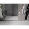Mexen Velar stumdomos dušo durys 130 cm, Skaidrus, Auksinė - 871-130-000-01-50