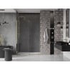 Mexen Velar stumdomos dušo durys 130 cm, Skaidrus, Auksinė - 871-130-000-01-50
