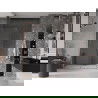 Mexen Velar stumdomos dušo durys 140 cm, Skaidrus, varis šlifuotas - 871-140-000-01-65