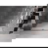 Mexen Velar stumdomos dušo durys 130 cm, Skaidrus, gun gray šlifuotas - 871-130-000-01-66