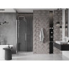 Mexen Velar 90 cm stumdomos dušo durys, skaidrios, chromas - 871-090-000-01-01