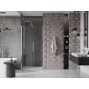 Mexen Velar stumdomos dušo durys 110 cm, Skaidrus, chromo - 871-110-000-01-01