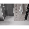 Mexen Velar 120 cm susistumiančios dušo durys, skaidrios, baltos - 871-120-000-01-20