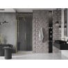 Mexen Velar stumdomos dušo durys 100 cm, Skaidrus, šlifuotas auksas - 871-100-000-01-55