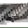 Mexen Velar stumdomos dušo durys 100 cm, Skaidrus, Juodas - 871-100-000-01-70