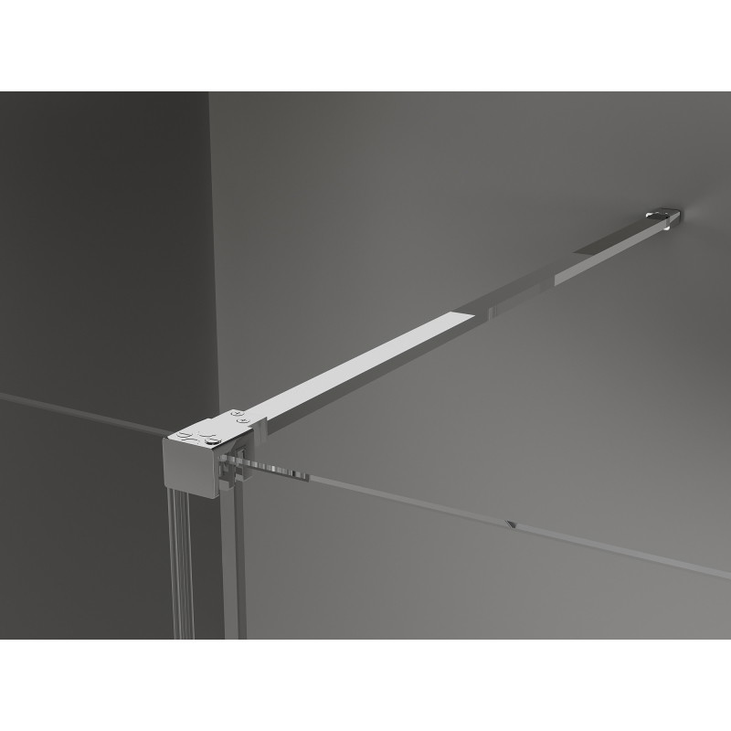 Mexen Velar stumdomos dušo durys 130 cm, skaidrios, chromuotos - 871-130-000-01-01