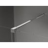 Mexen Velar stumdomos dušo durys 130 cm, skaidrios, chromas - 871-130-000-01-01