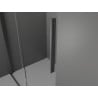 Mexen Velar stumdomos dušo durys 100 cm, Skaidrus, gun gray šlifuotas - 871-100-000-01-66