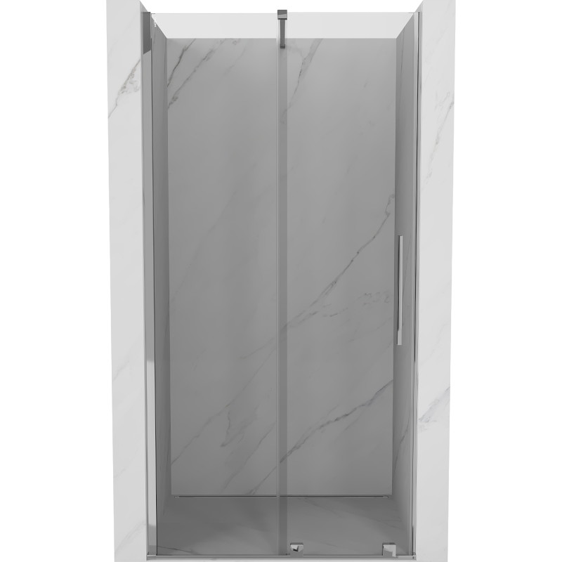 Mexen Velar 90 cm stumdomos dušo durys, skaidrios, chromas - 871-090-000-01-01