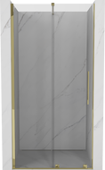 Mexen Velar stumdomos dušo durys 90 cm, skaidrios, auksinės - 871-090-000-01-50