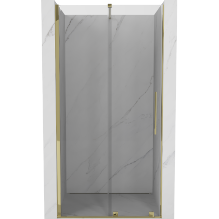 Mexen Velar stumdomos dušo durys 110 cm, Skaidrus, Auksinė - 871-110-000-01-50