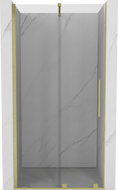 Mexen Velar stumdomos dušo durys 110 cm, Skaidrus, šlifuotas auksas - 871-110-000-01-55