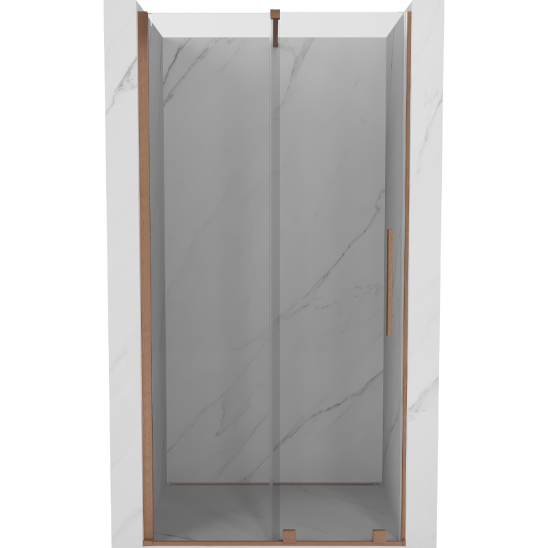 Mexen Velar stumdomos dušo durys 90 cm, Skaidrus, varis šlifuotas - 871-090-000-01-65