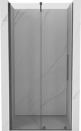 Mexen Velar stumdomos dušo durys 110 cm, Skaidrus, gun gray šlifuotas - 871-110-000-01-66