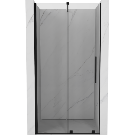 Mexen Velar stumdomos dušo durys 110 cm, skaidrios, juodos - 871-110-000-01-70